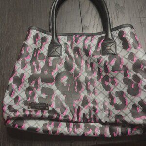 L.A.M.B. Graffiti by Gwen Stefani Tote handbag LEOPARD!